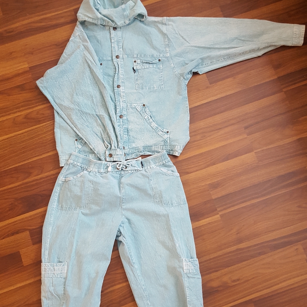 Vintage Ezze Wear Full Set Unisex Jacket/ Pants